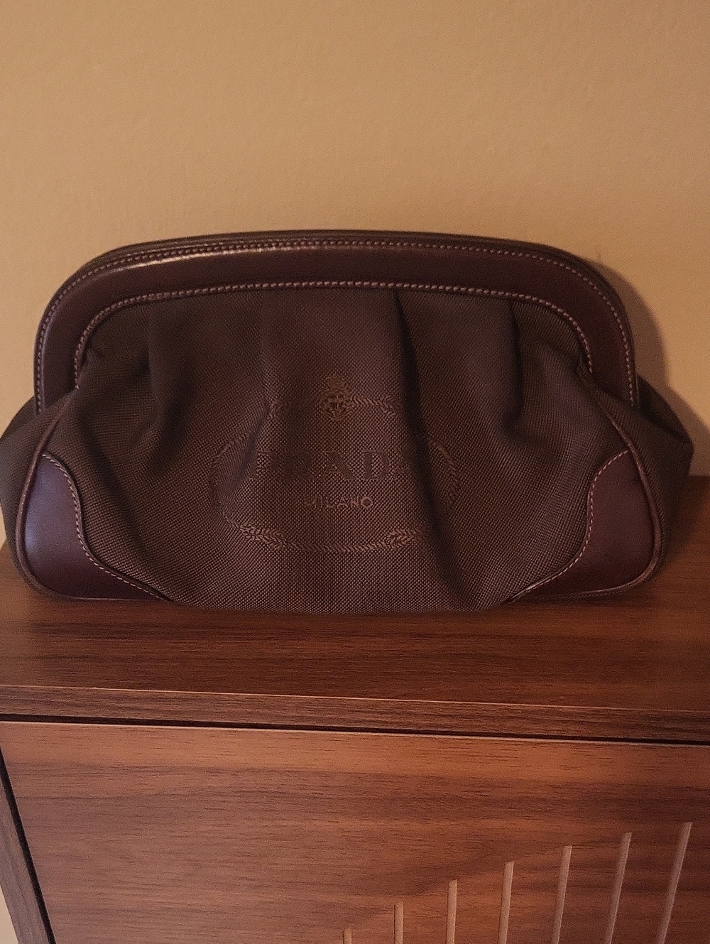 Prada Brown Clutch